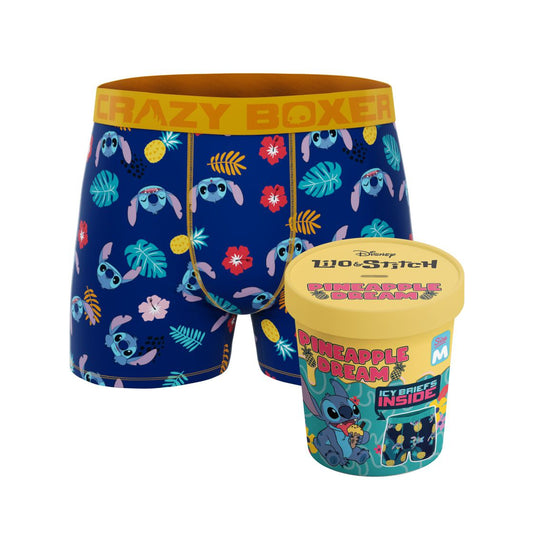 Men's Boxer Briefs  Disney Lilo & Stitch Tropical Stitch (Creative Packaging)