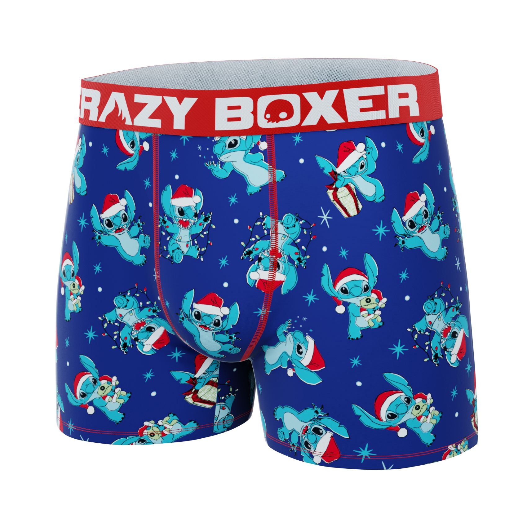 CRAZYBOXER Disney Lilo and Stitch Xmas Stitch Men's Boxer Briefs