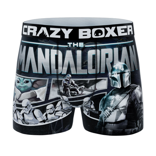 CRAZYBOXER The Mandalorian Silver Men's Boxer Briefs