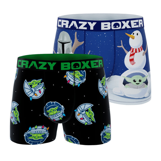 CRAZYBOXER The Mandalorian XMAS Men's Boxer Briefs (2 pack)