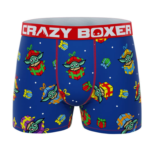 CRAZYBOXER The Mandalorian Baby Yoda Gift Men's Boxer Briefs
