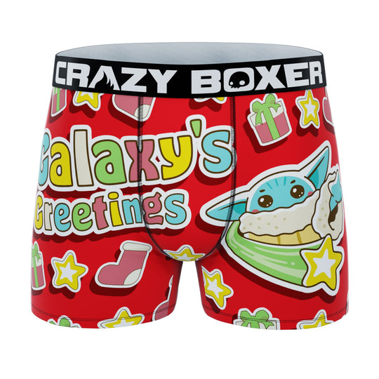 CRAZYBOXER The Mandalorian Galaxy's Greetings Men's Boxer Briefs