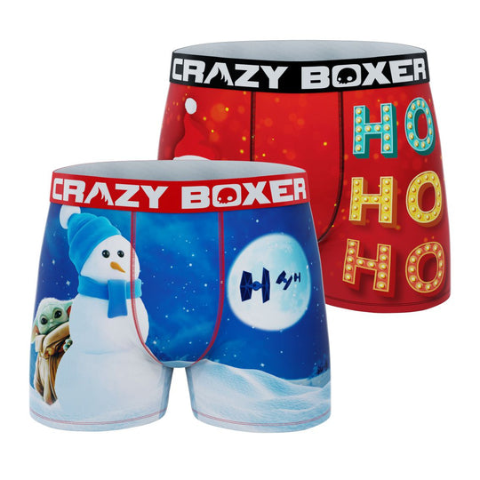 CRAZYBOXER The Mandalorian Holiday Men's Boxer Briefs (2 pack)