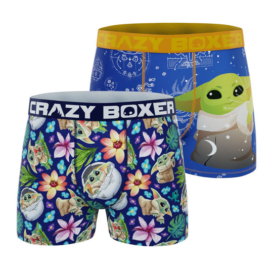 CRAZYBOXER The Mandalorian Space Men's Boxer Briefs (2 Pack)