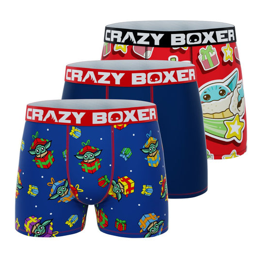 CRAZYBOXER The Mandalorian Galaxy Men's Boxer Briefs (3 Pack)