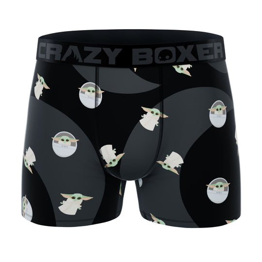 CRAZYBOXER The Mandalorian Baby Yoda Men's Boxer Briefs