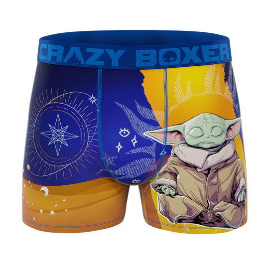 CRAZYBOXER The Mandalorian Meditating Goru Men's Boxer Briefs