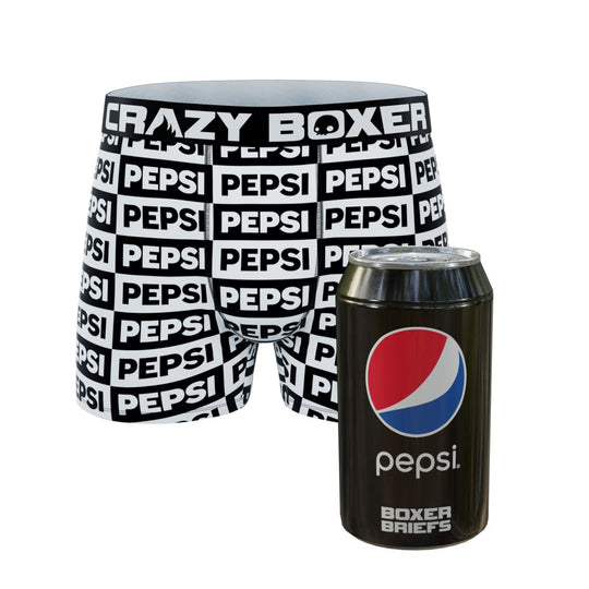 CRAZYBOXER Pepsi Zero Men's Boxer Briefs (Creative Packaging)