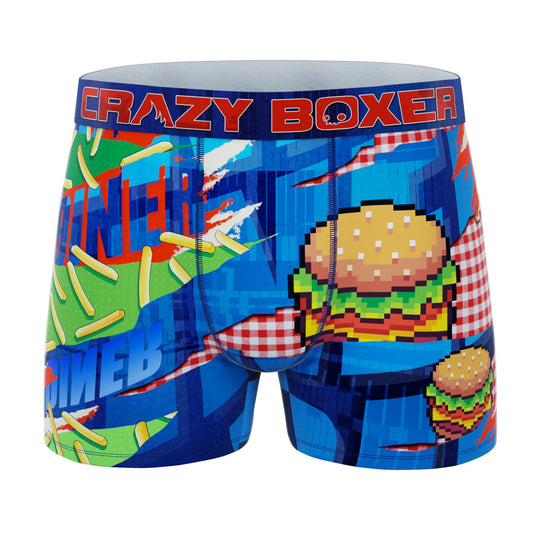 Men's Boxer Briefs - Colorful - Retro Burger