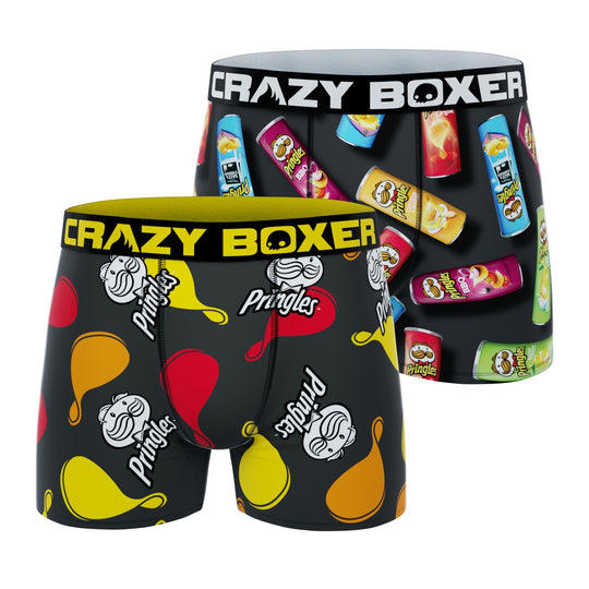 CRAZYBOXER Pringles Men's Boxer Briefs (2 Pack)