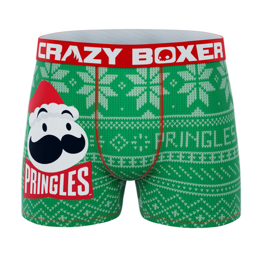 CRAZYBOXER Pringles Santa Logo Men's Boxer Briefs
