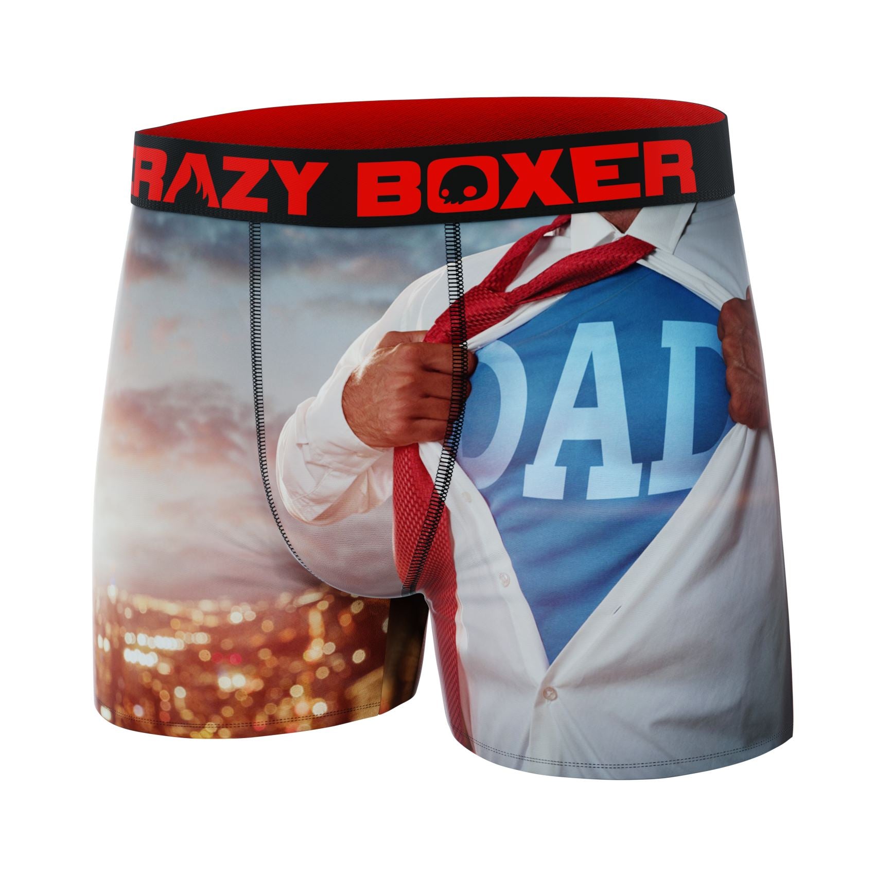 CRAZYBOXER Dad Men's Boxer Briefs