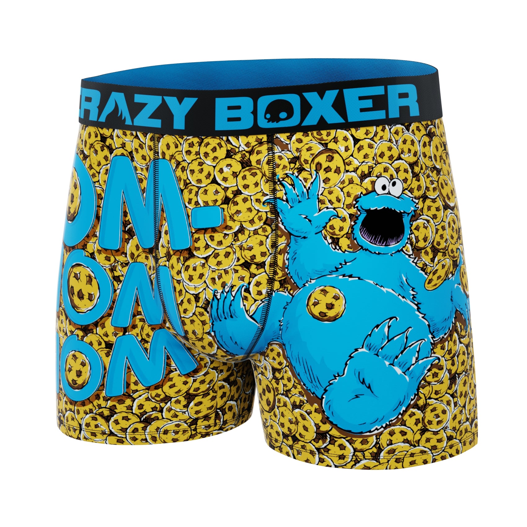 CRAZYBOXER Sesame Street Cookie Monster Men's Boxer Briefs