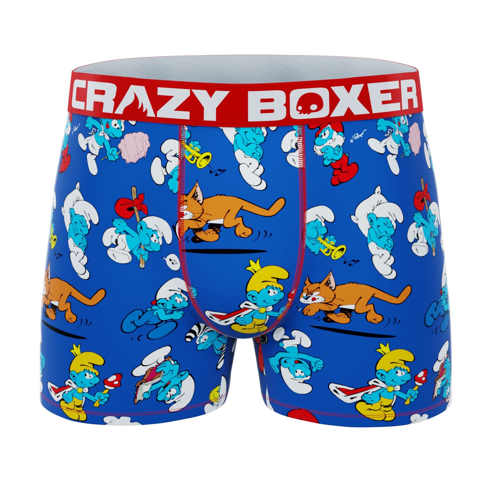 CRAZYBOXER The Smurfs Characters Men's Boxer Briefs