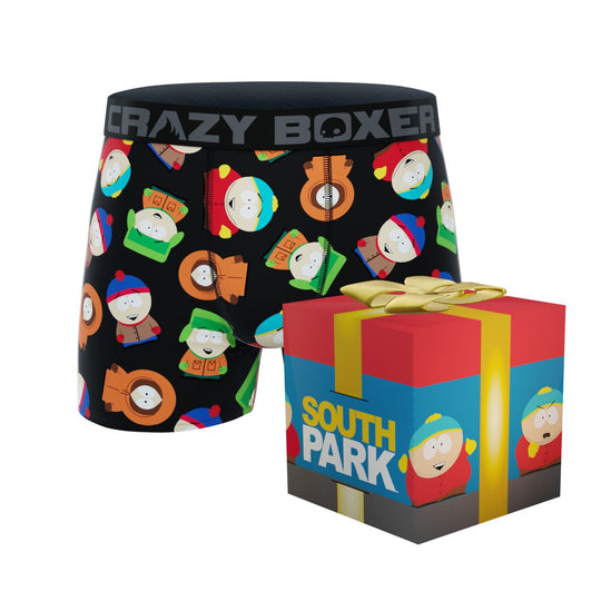 CRAZYBOXER South Park All over Men's Boxer Briefs (creative packaging)