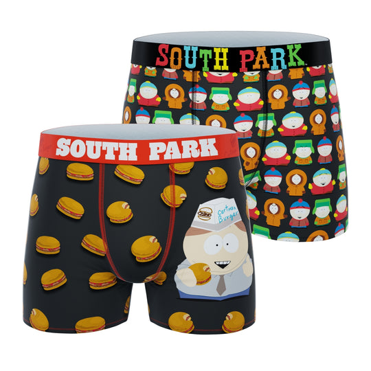 CRAZYBOXER South Park All Carteman Men's Boxer Briefs (2 Pack)