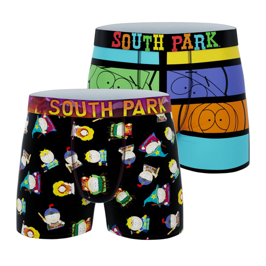 Men's South Park 2-Pack Stick &amp; Faces Boxer Briefs