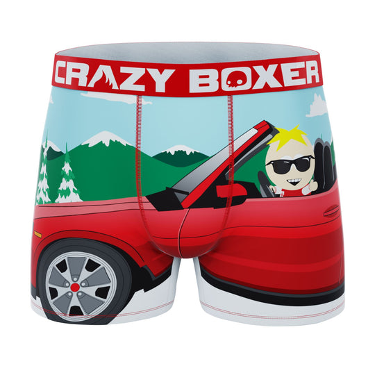 CRAZYBOXER South Park Cartman Butters Showing off Men's Boxer Briefs