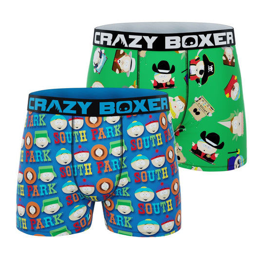 CRAZYBOXER South Park Faces Men's Boxer Briefs (2-Pack)