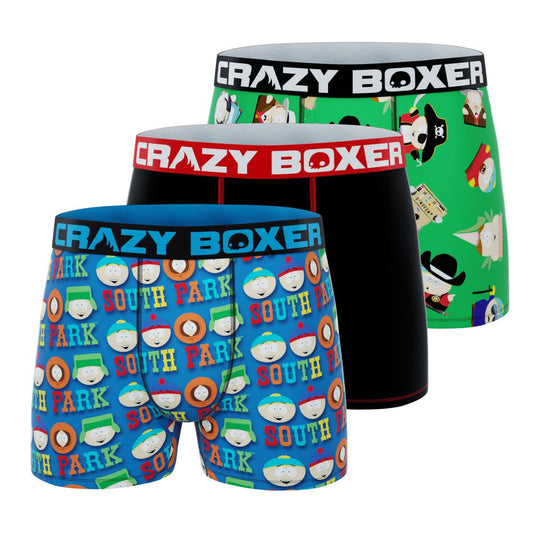CRAZYBOXER South Park Faces Men's Boxer Briefs (3 Pack)
