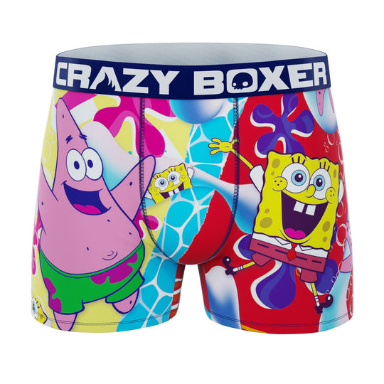 CRAZYBOXER Men's Spongebob Crazy Boxer Briefs