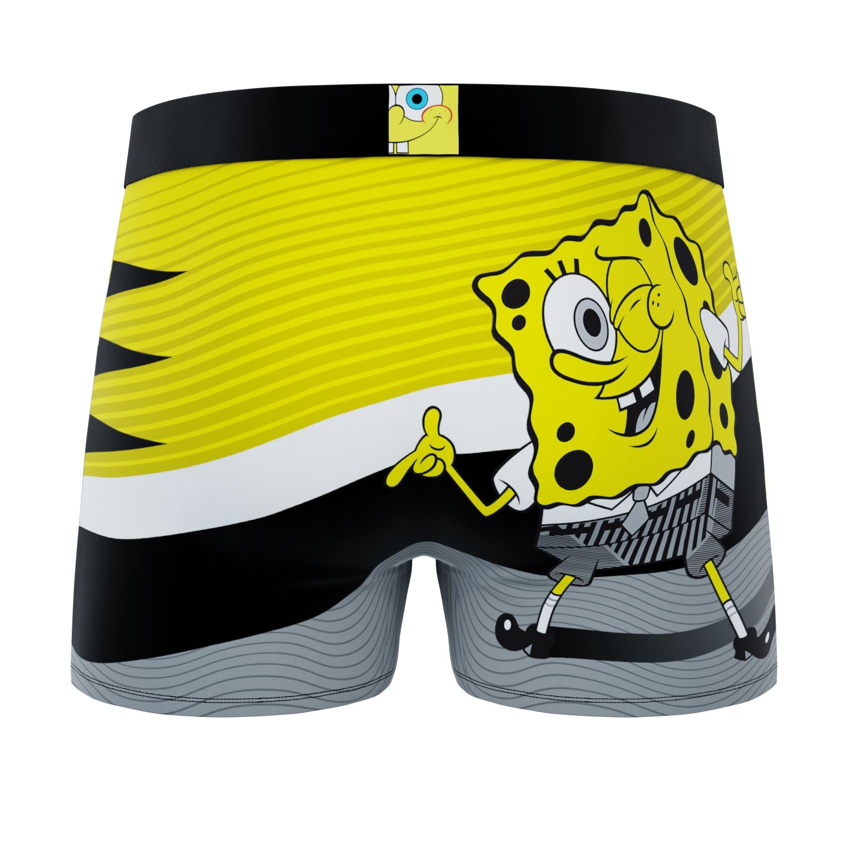 CRAZYBOXER SpongeBob Yellow Men's Boxer Briefs