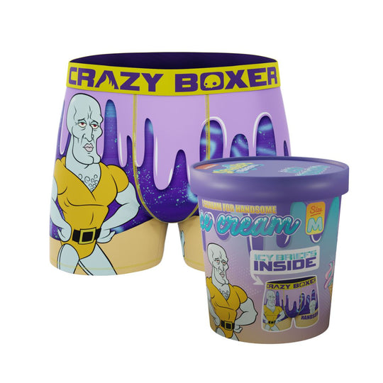 CRAZYBOXER SpongeBob Men's Boxer Briefs (Creative Packaging)