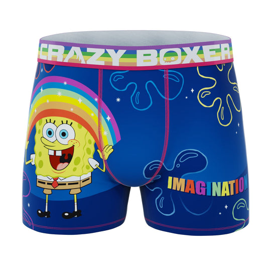 CRAZYBOXER Men's Spongebob Pride Breathable Soft  Boxer Briefs