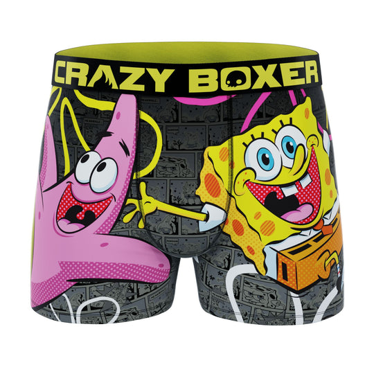 CRAZYBOXER Spongebob Have Fun Men's Boxer Briefs