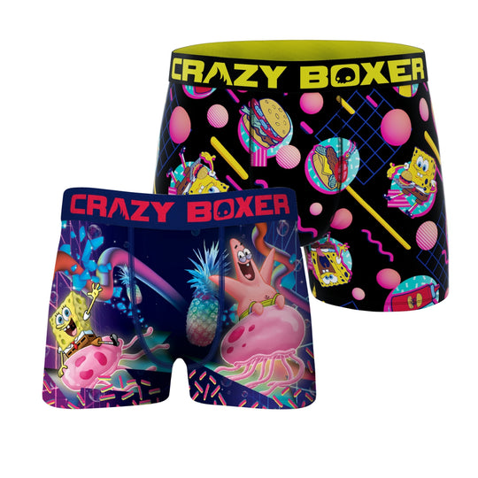 Men's 2-Pack Boxer Briefs - SpongeBob SquarePants - SpongeBob and Patrick