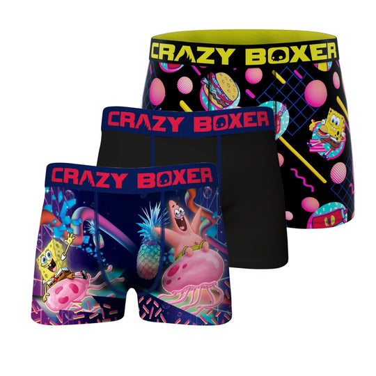 Men's 3-Pack Boxer Briefs - SpongeBob SquarePants - SpongeBob and Patrick