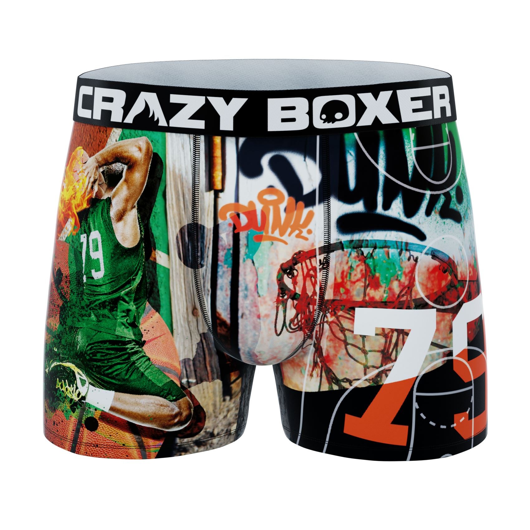 CRAZYBOXER Sports Basketball Men's Boxer Briefs
