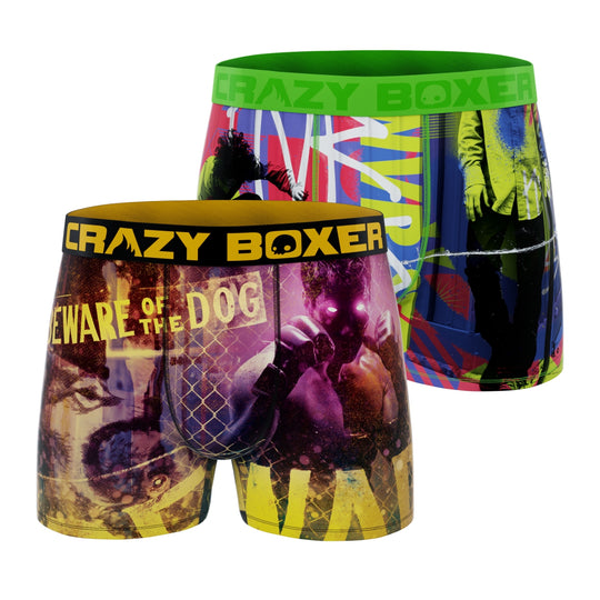 CRAZYBOXER Sports Skate Men's Boxer Briefs (2 pack)