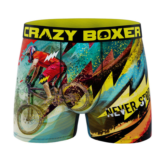CRAZYBOXER Sport Mountain Bike Kid's Boxer Briefs