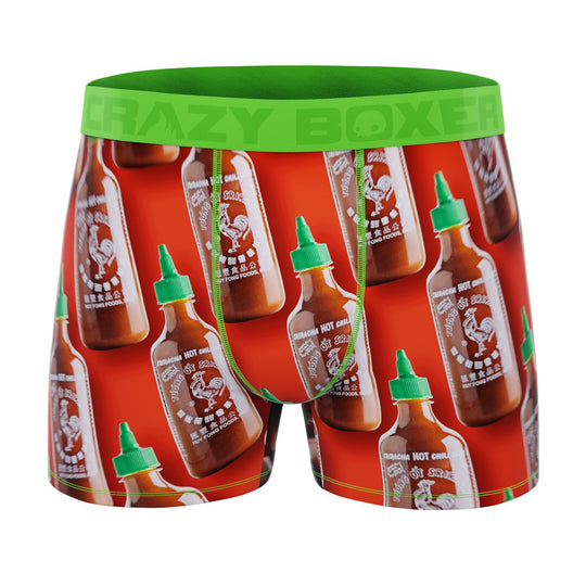 CRAZYBOXER Sriracha Bottle Men's Boxer Briefs