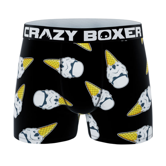 CRAZYBOXER Star Wars Stromtrooper Ice Cream Men's Boxer Briefs