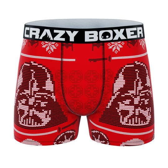CRAZYBOXER Star Wars Vador Christmas Holiday Men's Boxer Briefs