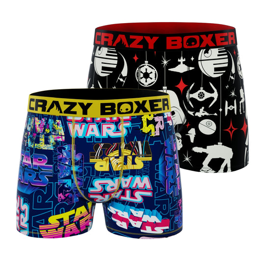 CRAZYBOXER STAR WARS Holidays Men's Boxer Briefs (2 pack)