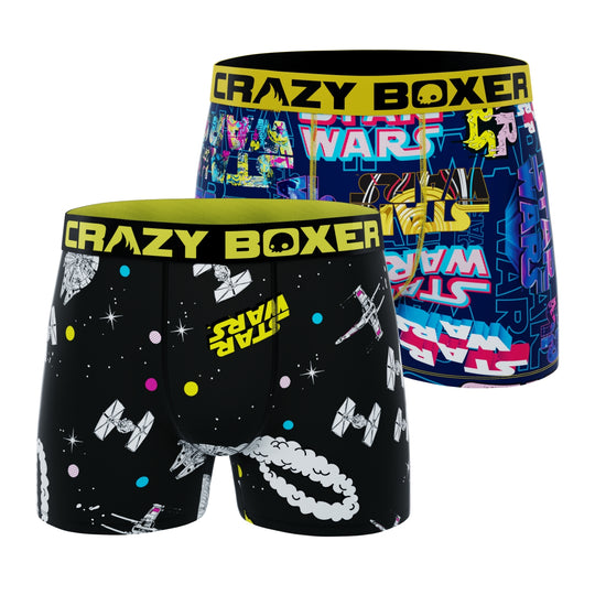 CRAZYBOXER Star Wars Nav Men's Boxer Briefs (2 pack)