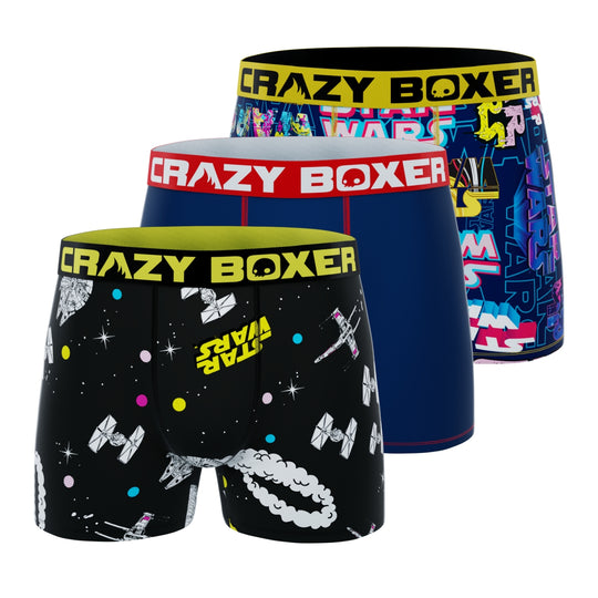 CRAZYBOXER Star Wars Nav Men's Boxer Briefs (3 pack)