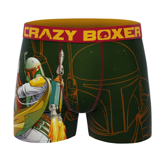 CRAZYBOXER Star Wars Boba Fett Men's Boxer Briefs