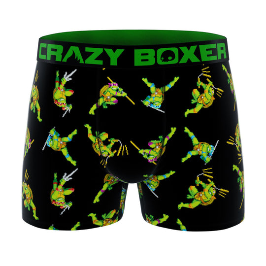 CRAZYBOXER Ninja Turtles Pixel Men's Boxer Briefs