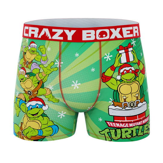 CRAZYBOXER Ninja Turtles Santa Turtles Men's Boxer Briefs