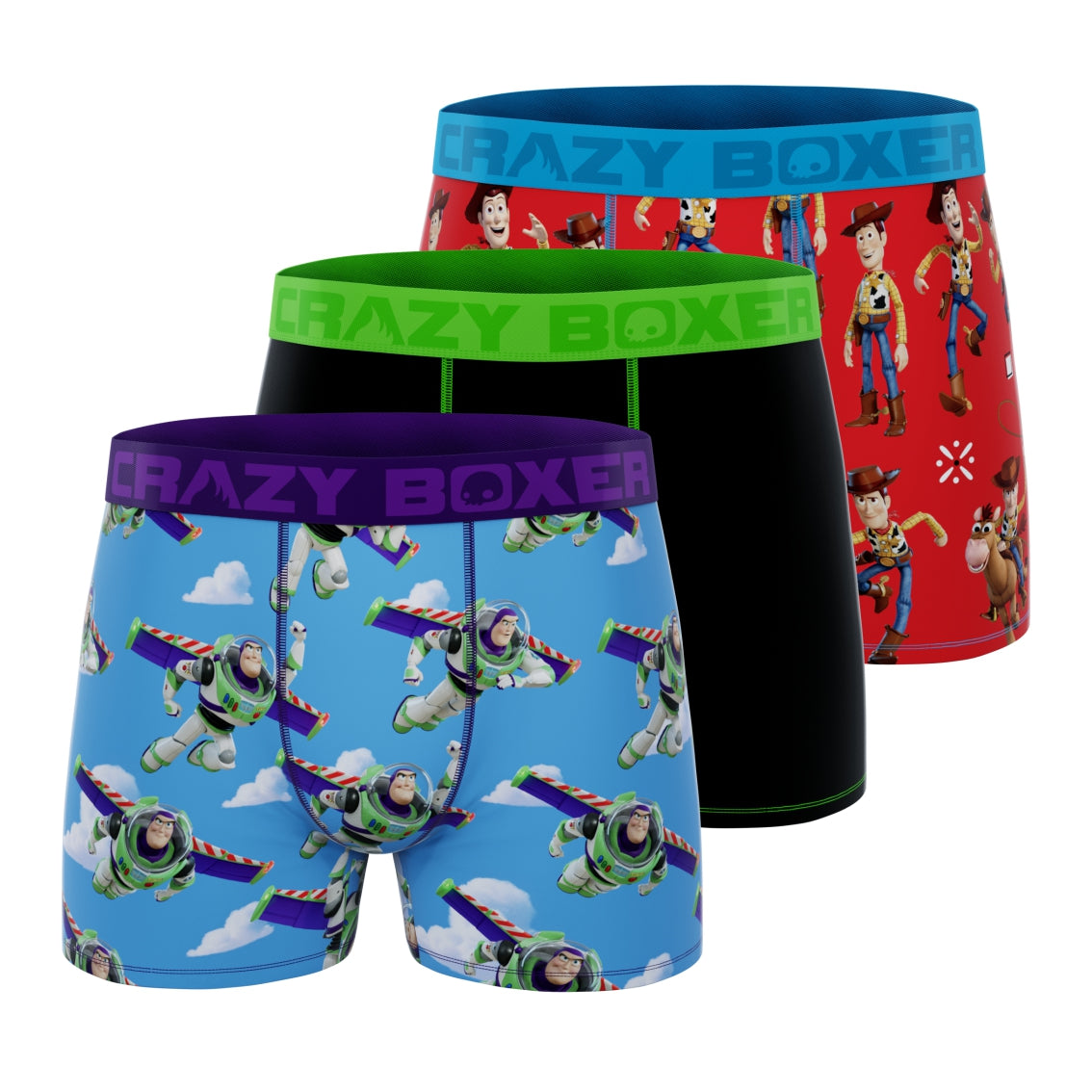 CRAZYBOXER TOY STORY Woody + Lighting buzz Men's Boxer