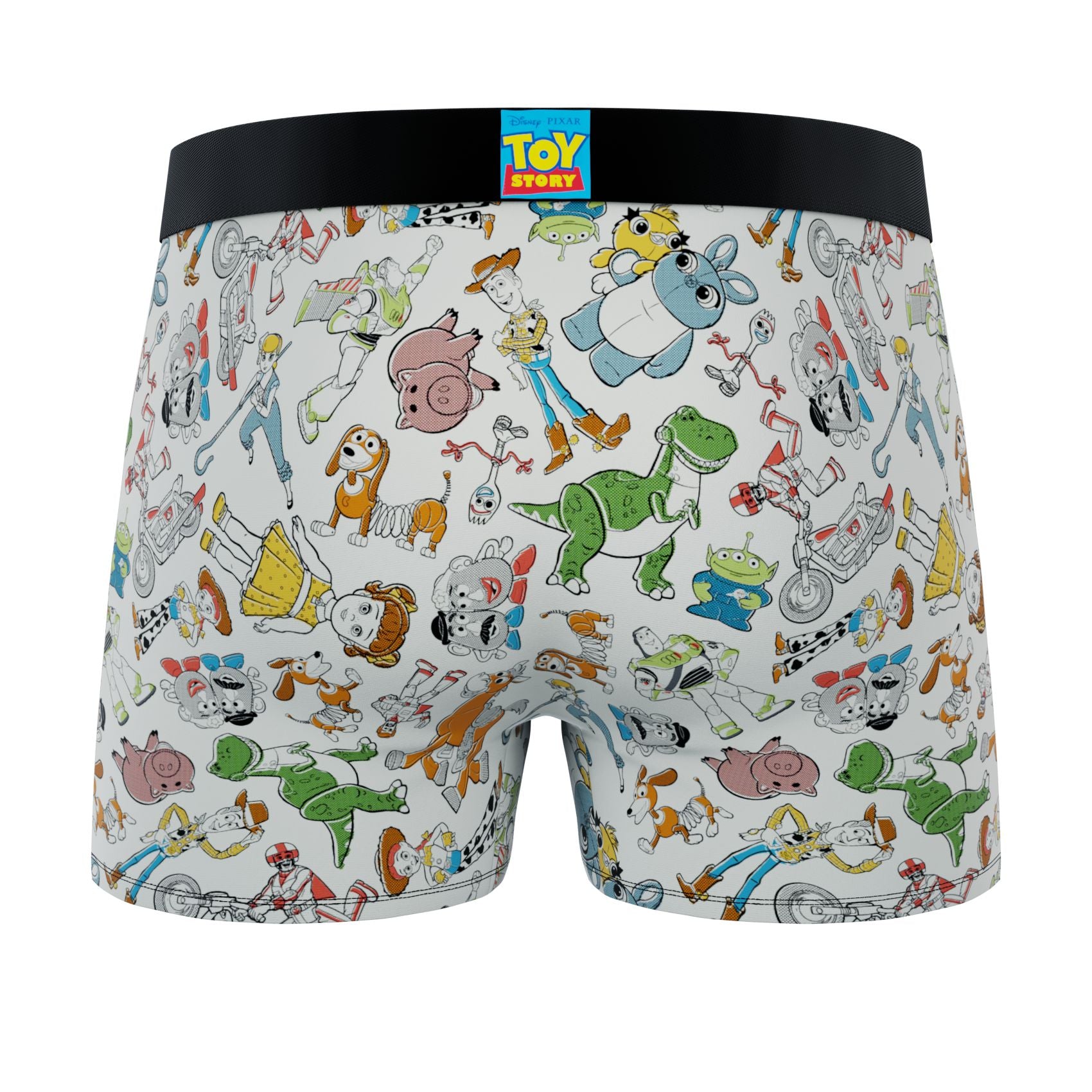 CRAZYBOXER Toy Story All Characters Men's Boxer Briefs (2 pack