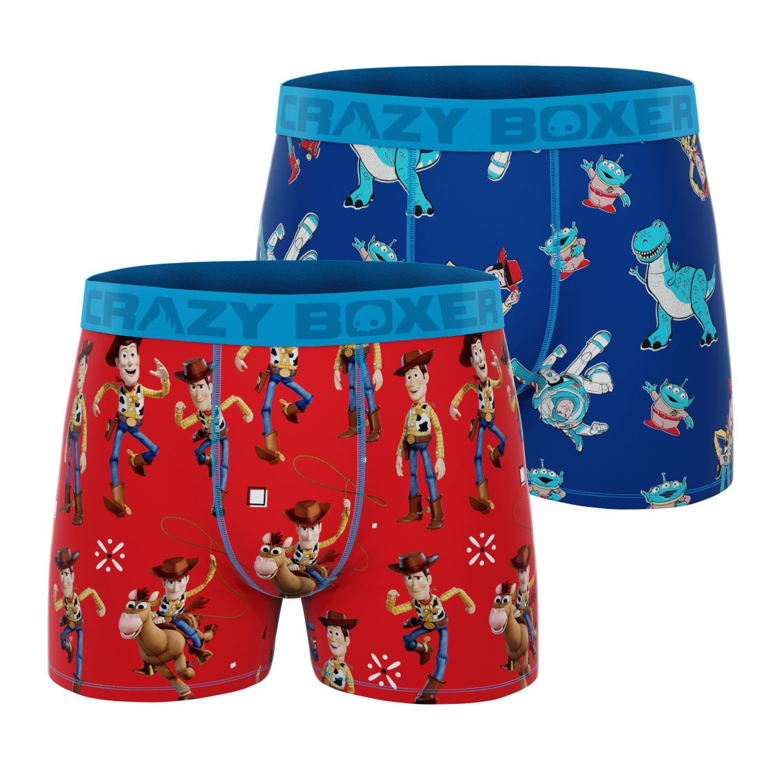 CRAZYBOXER Toy Story All Characters Men's Boxer Briefs (2 pack)