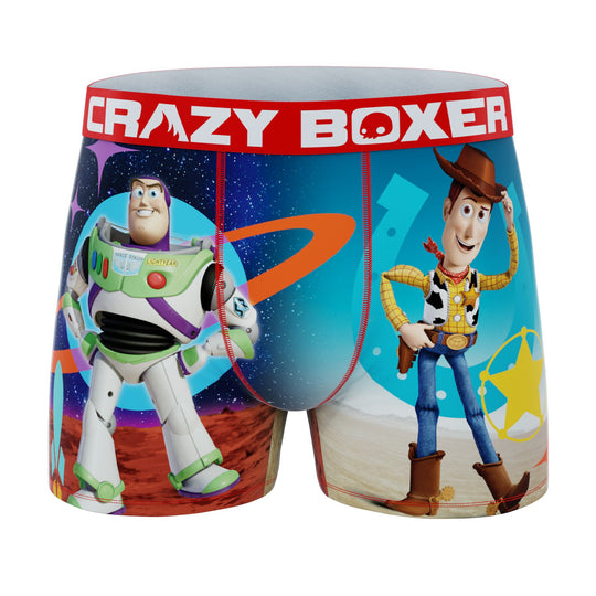 CRAZYBOXER Toy Story Buzz & Woody Men's Boxer Briefs