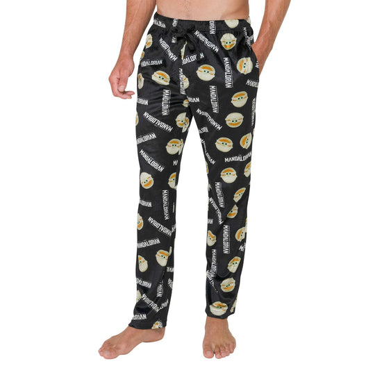 CRAZYLOUNGE The Mandalorian Baby Yoda In Space Pants Adult Pajamas & Loungewear