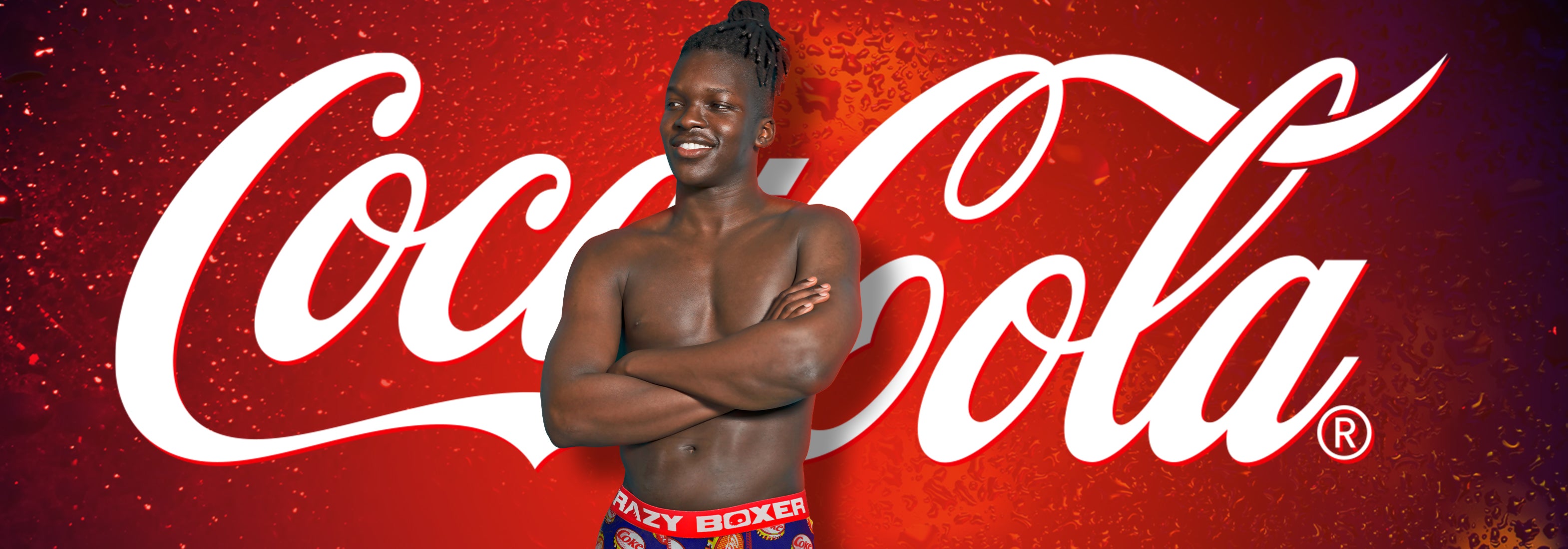 Buy Coca-Cola Bottle Caps Men's Crazy Boxer Briefs Small (28-30) Online