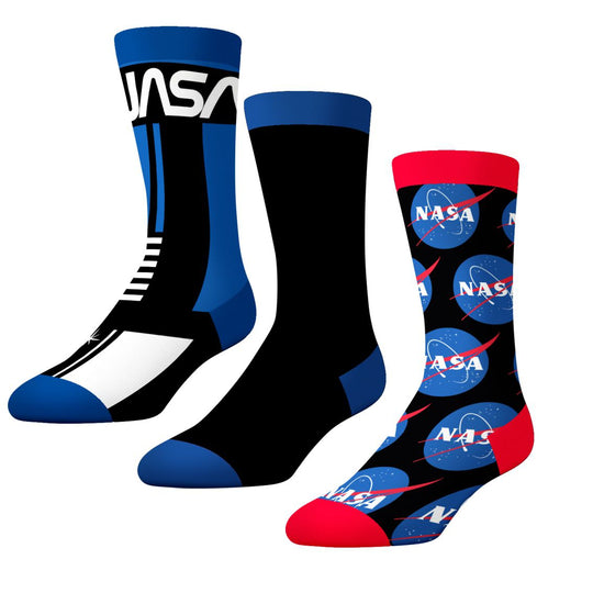 CrazyUniverse NASA Astro Crew Socks (3 Pack)